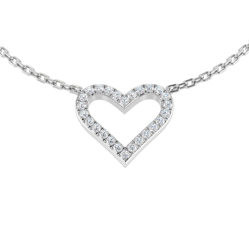 BJN0003 — Necklace - 9k White Gold
