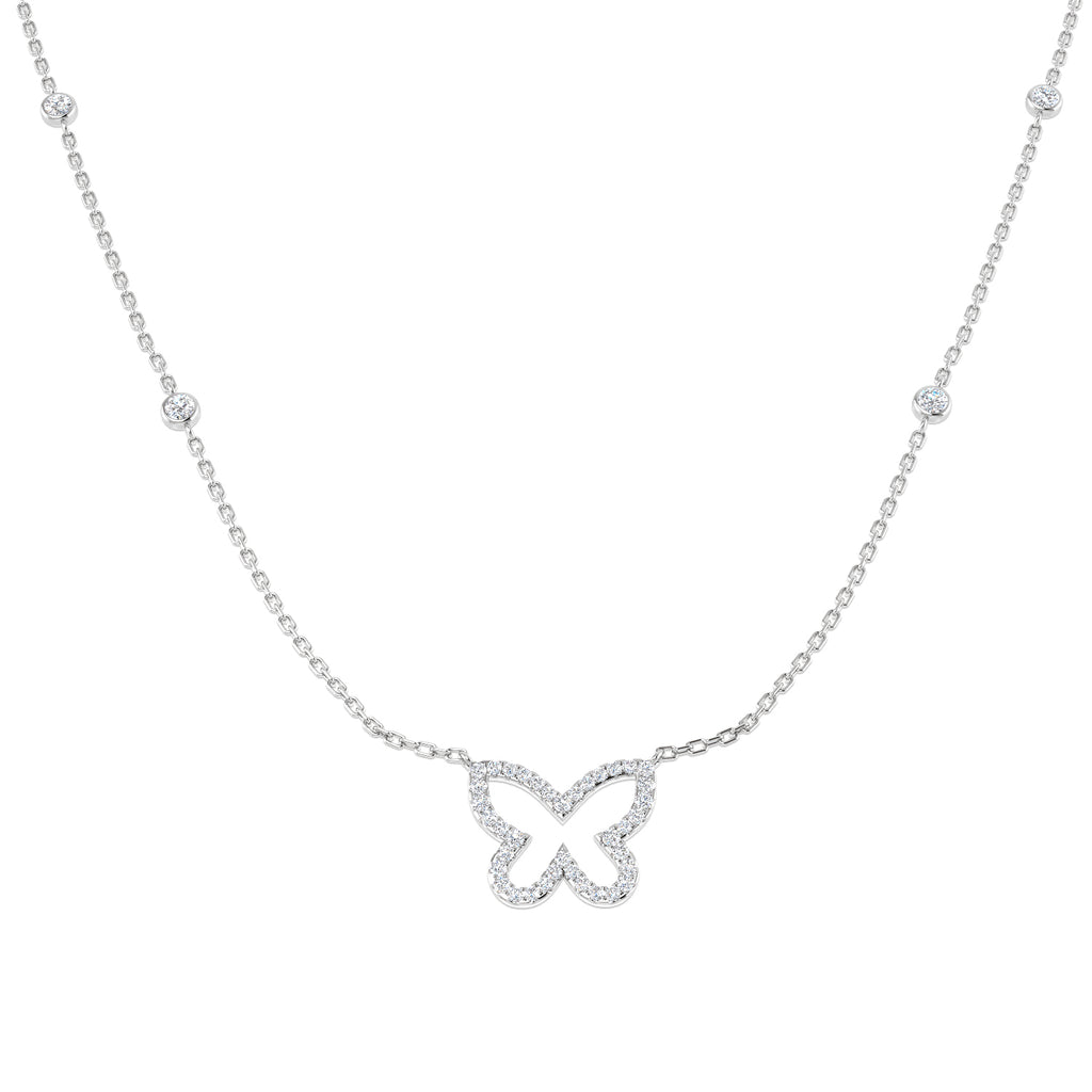 BJN0026 — Necklace - 9k White Gold