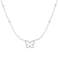 BJN0026 — Necklace - 9k White Gold