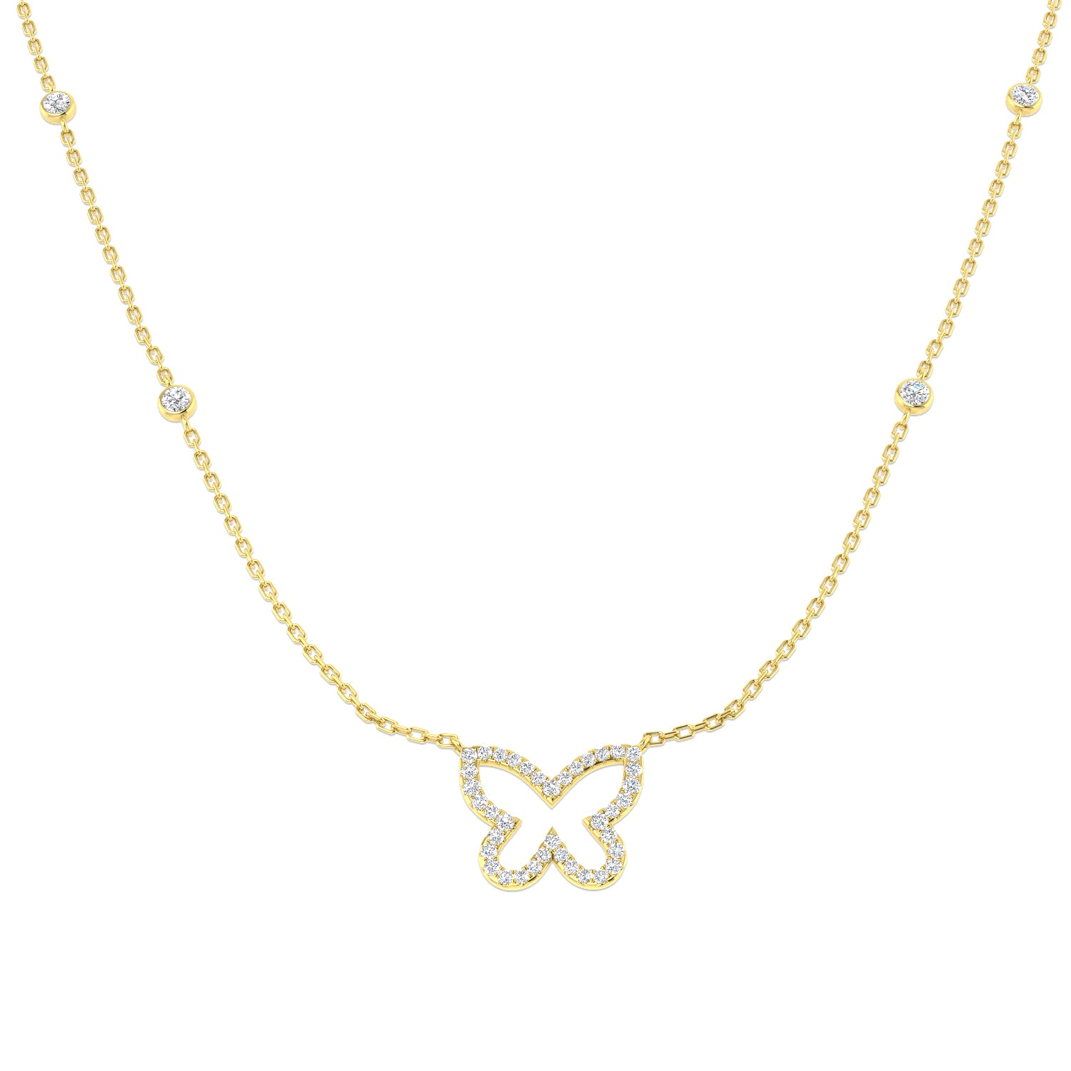 BJN0026A — Necklace - 9k Yellow Gold