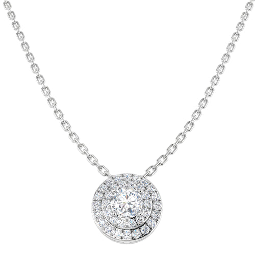 BJN0028 — Necklace - 9k White Gold