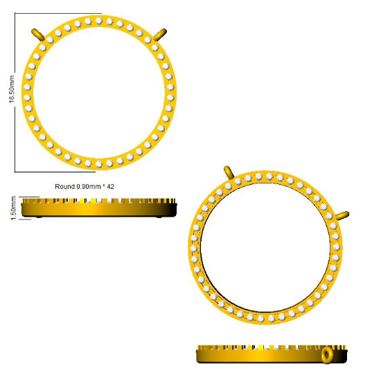 BJN0050 — Necklace - 9k Yellow Gold detail