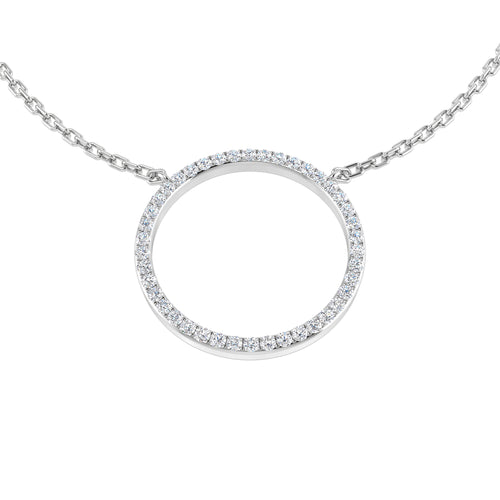 BJN0050 — Necklace - 9k White Gold