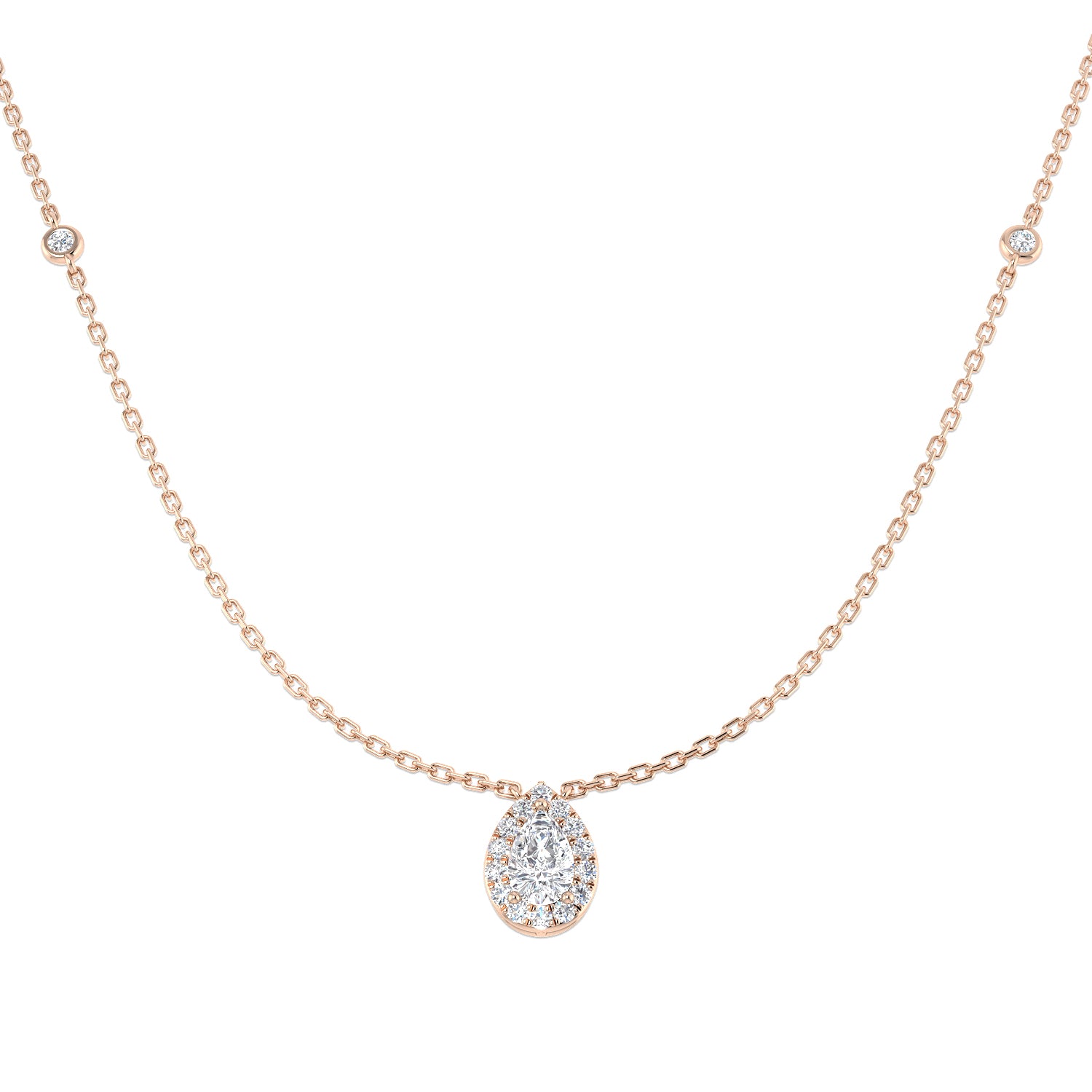 BJN0058 — Necklace - 9k Rose Gold