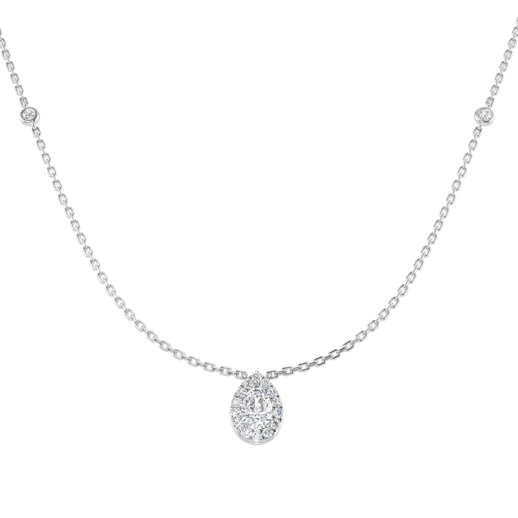 BJN0058 — Necklace - 9k White Gold
