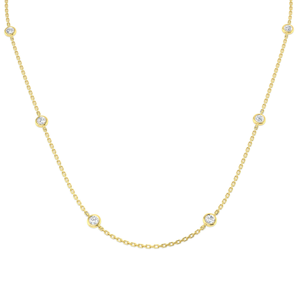 BJN0789C-18 — Necklace - 9k Yellow Gold