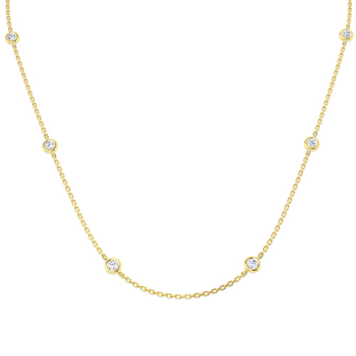 BJN0789C-18 — Necklace - 9k Yellow Gold