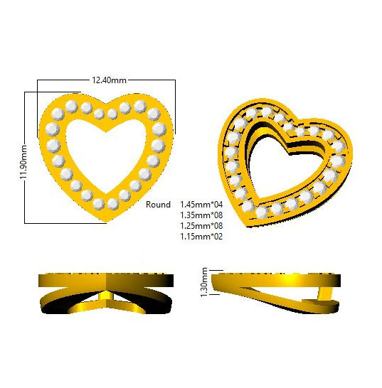 BJP0021 — Pendant - 9k Yellow Gold detail