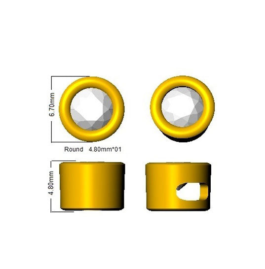BJP0065 — Pendant - 9k Yellow Gold detail