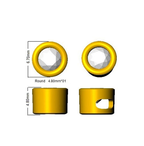 BJP0066 — Pendant - 9k Yellow Gold detail
