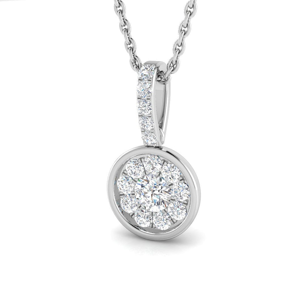 BJP0071 — Pendant - 9k White Gold