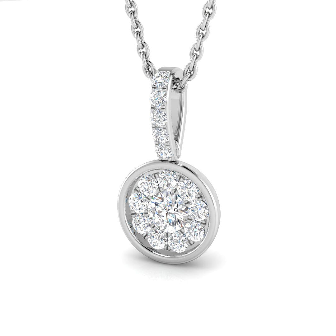 BJP0071 — Pendant - 9k White Gold