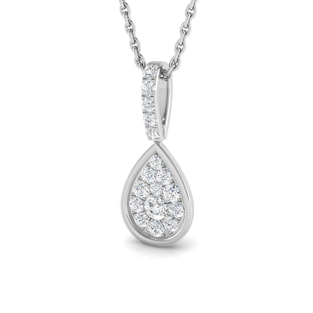 BJP0072 — Pendant - 9k White Gold