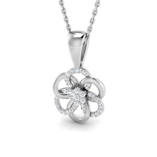 BJP0088 — Pendant - 9k White Gold