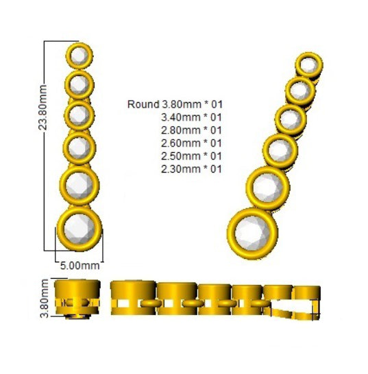 BJP0123 — Pendant - 9k Yellow Gold detail