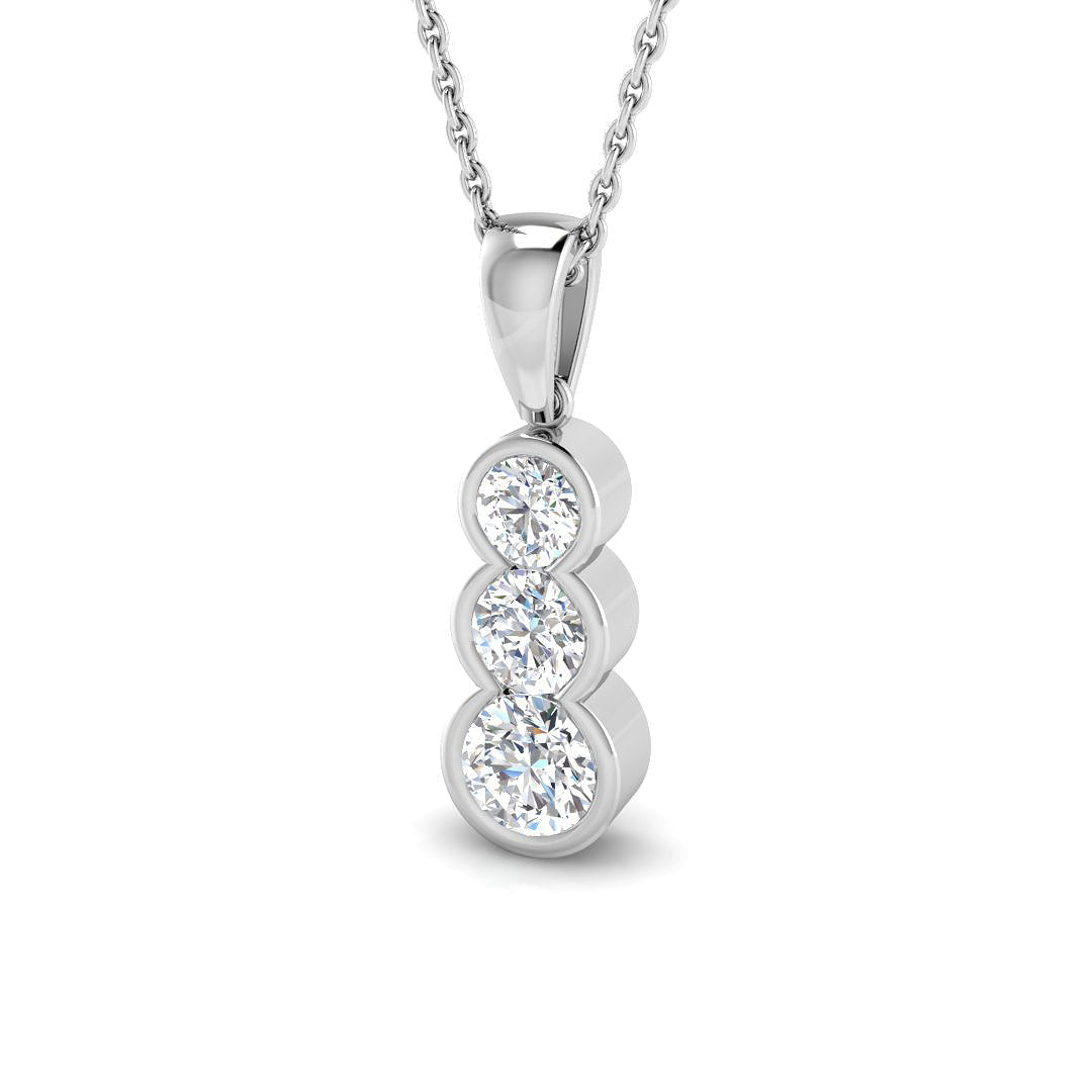 BJP0132 — Pendant - 9k White Gold