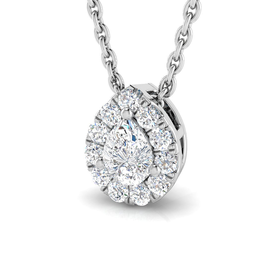 BJP0138 — Pendant - 9k White Gold