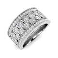 BJR0034 — Ring - 9k White Gold