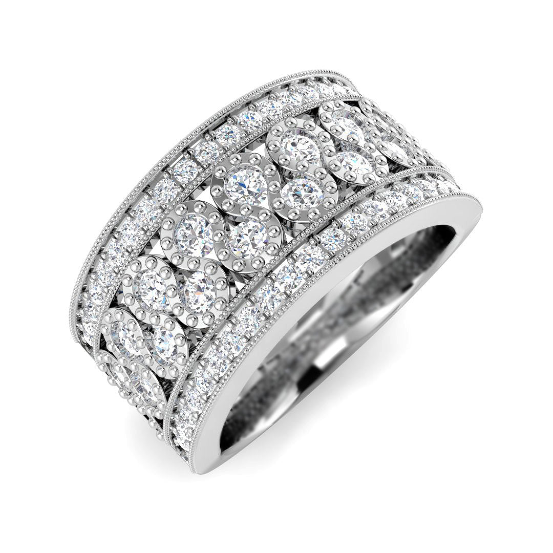 BJR0034 — Ring - 9k White Gold