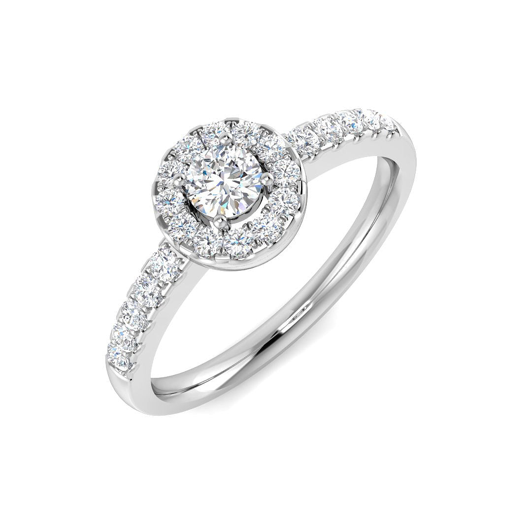BJR0070 — Ring - 9k White Gold