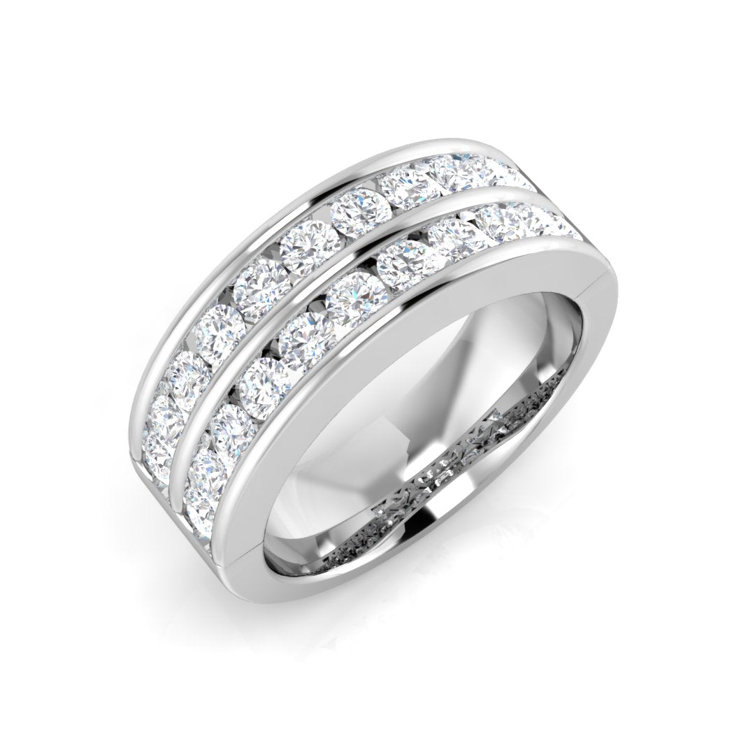 BJR0140 — Ring - 9k White Gold