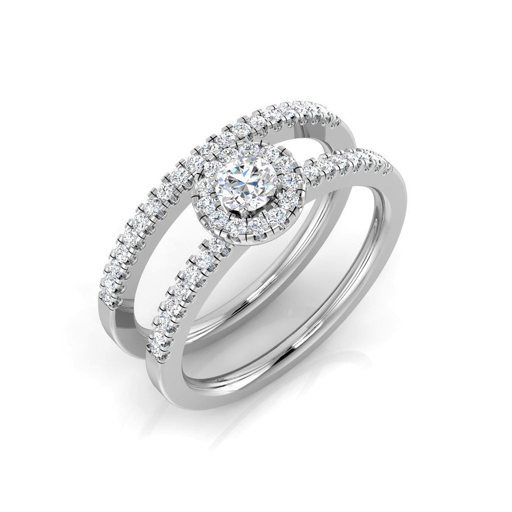 BJR0166 — Ring - 9k White Gold