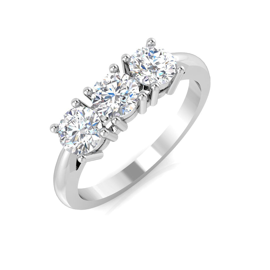 BJR0190 — Ring - 9k White Gold