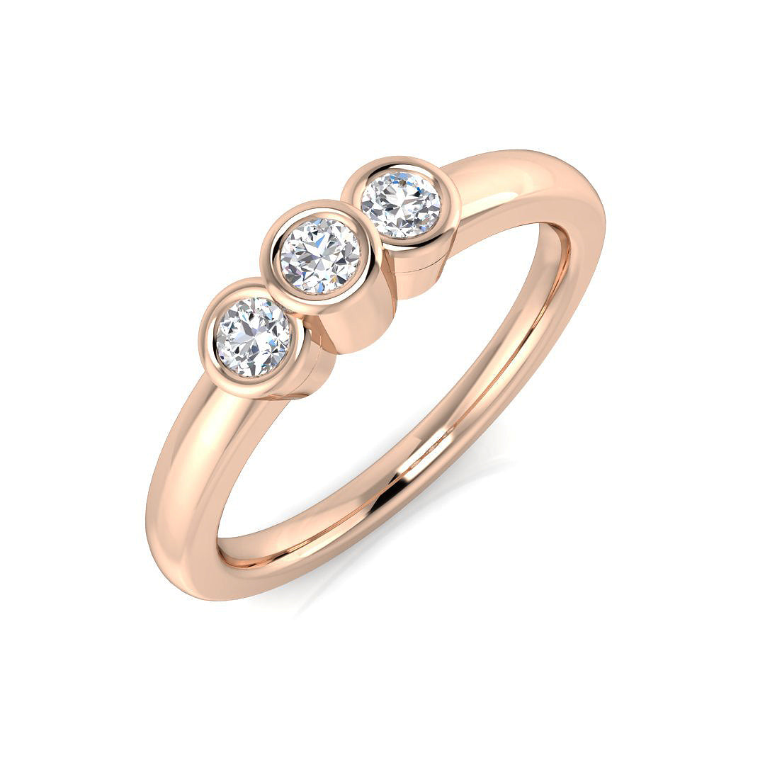 BJR0221 — Ring - 9k Rose Gold