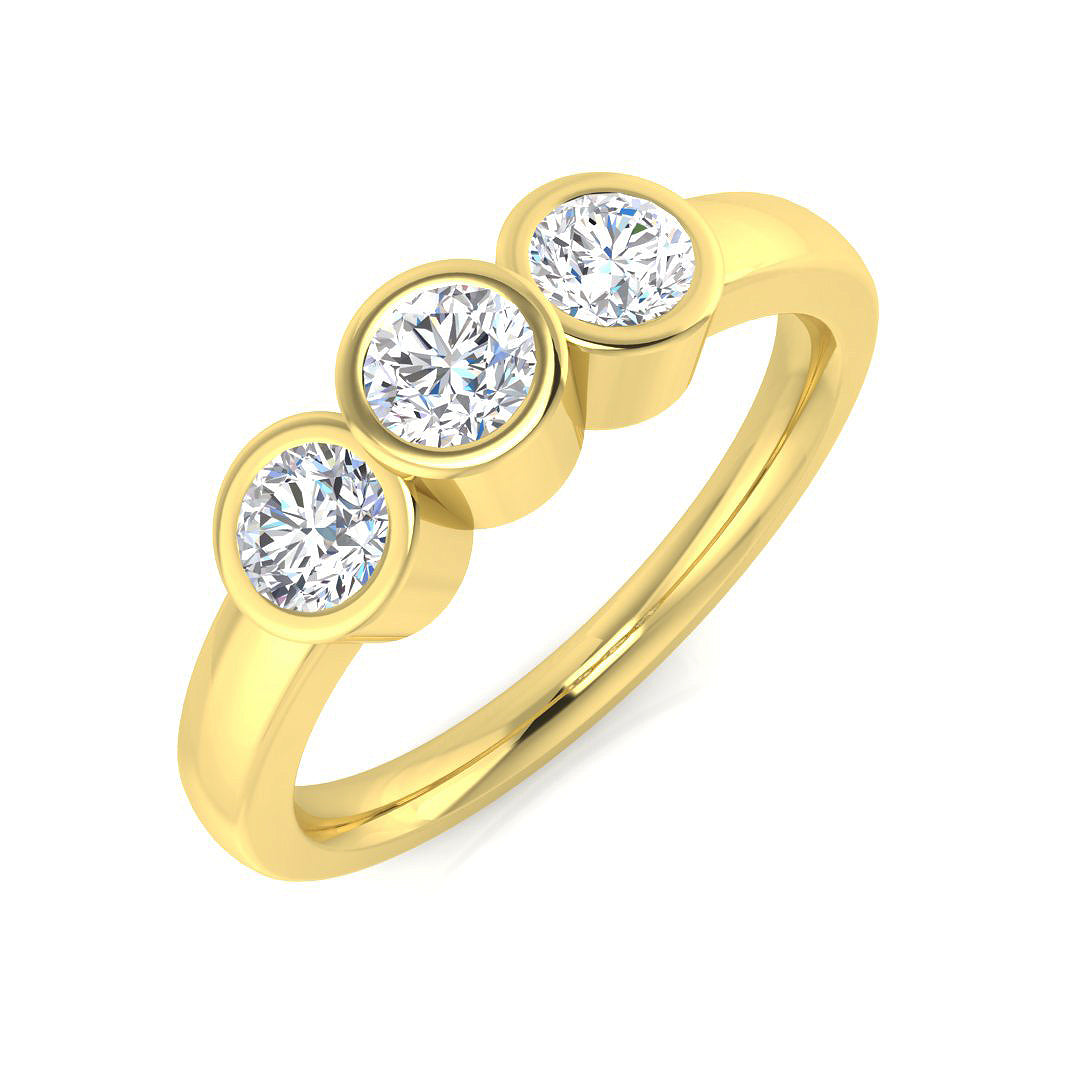 BJR0222 — Ring - 9k Yellow Gold