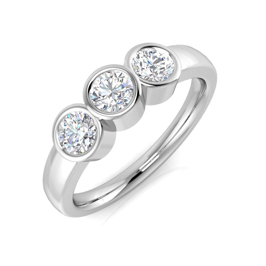 BJR0223 — Ring - 9k White Gold