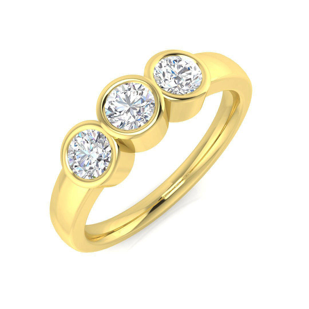 BJR0223 — Ring - 9k Yellow Gold