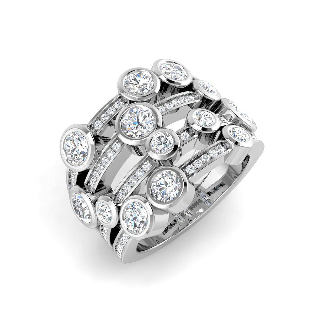 BJR0266 — Ring - 9k White Gold
