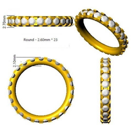 BJR0272 — Ring - 9k Yellow Gold detail