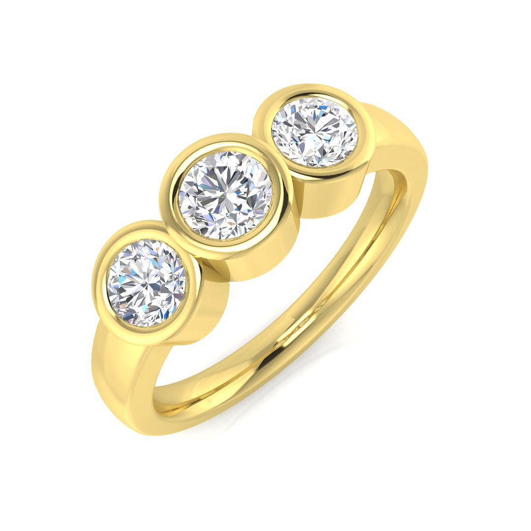BJR0305 — Ring - 9k Yellow Gold