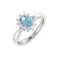 BJR0306 — Ring - 9k White Gold