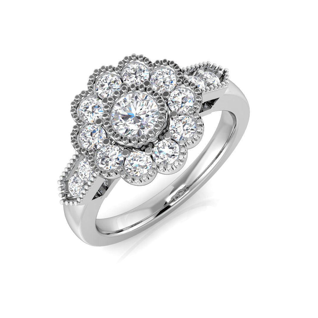 BJR0317 — Ring - 9k White Gold