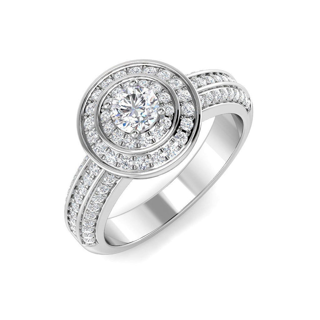 BJR0350 — Ring - 9k White Gold