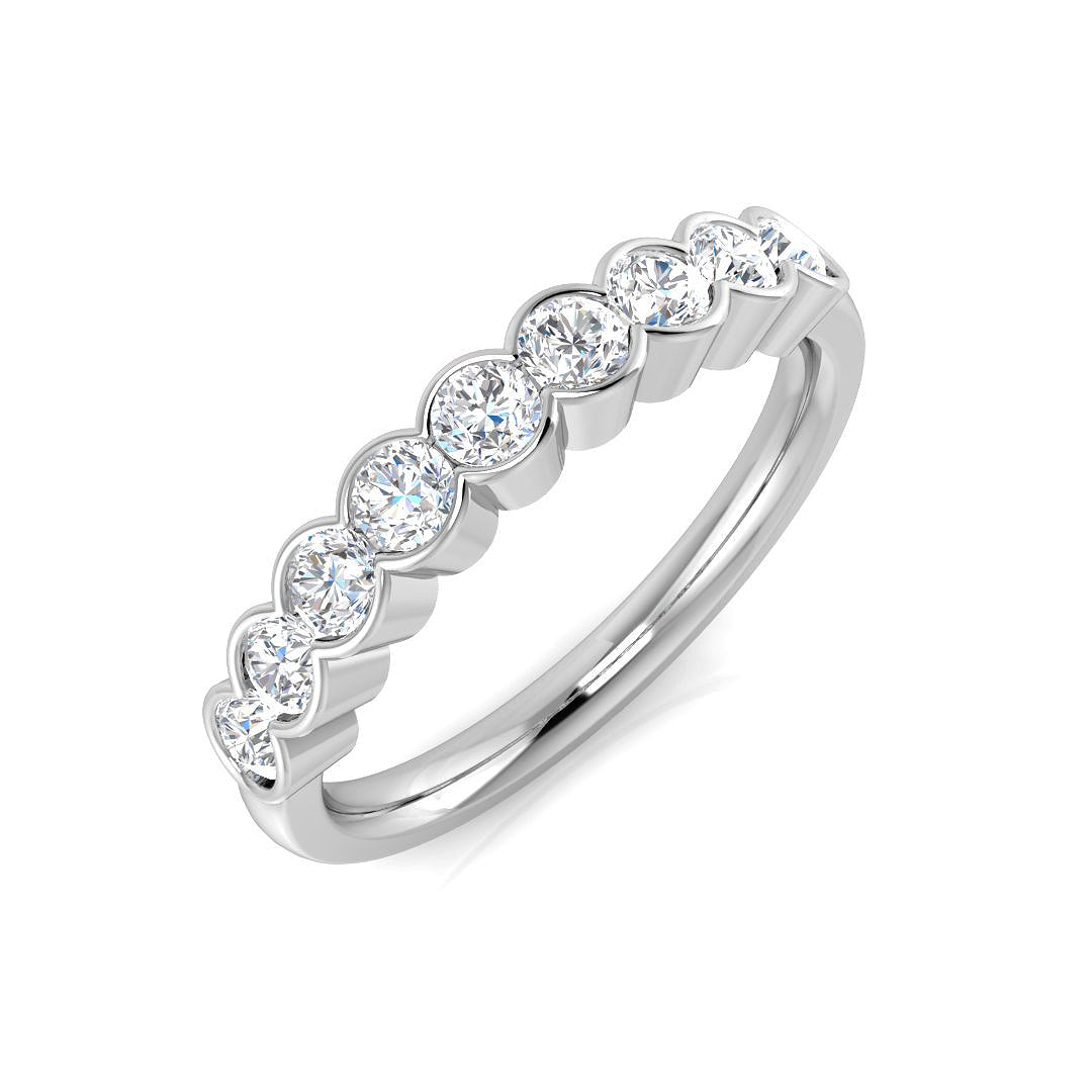 BJR0374 — Ring - 9k White Gold