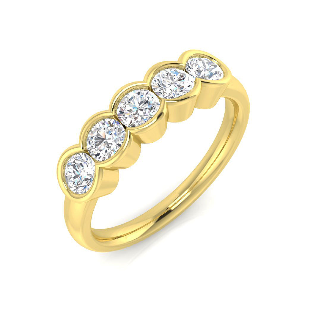 BJR0376 — Ring - 9k Yellow Gold