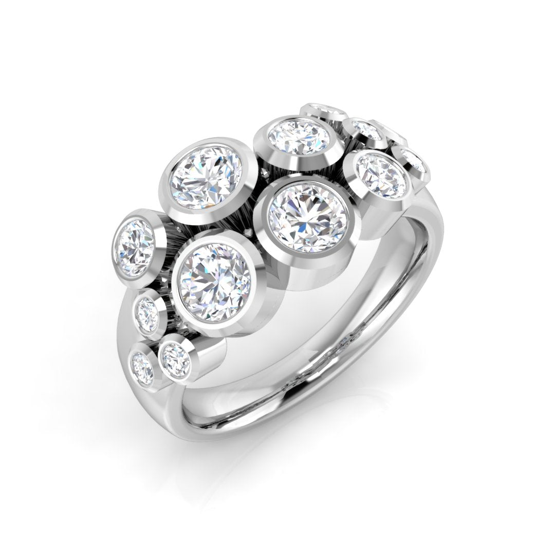 BJR0387 — Ring - 9k White Gold