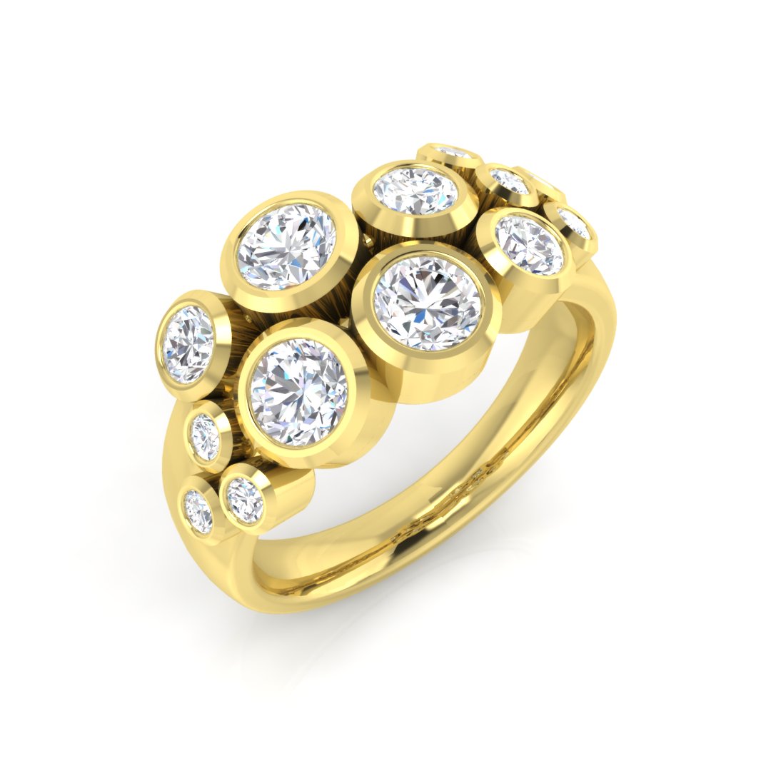 BJR0387 — Ring - 9k Yellow Gold