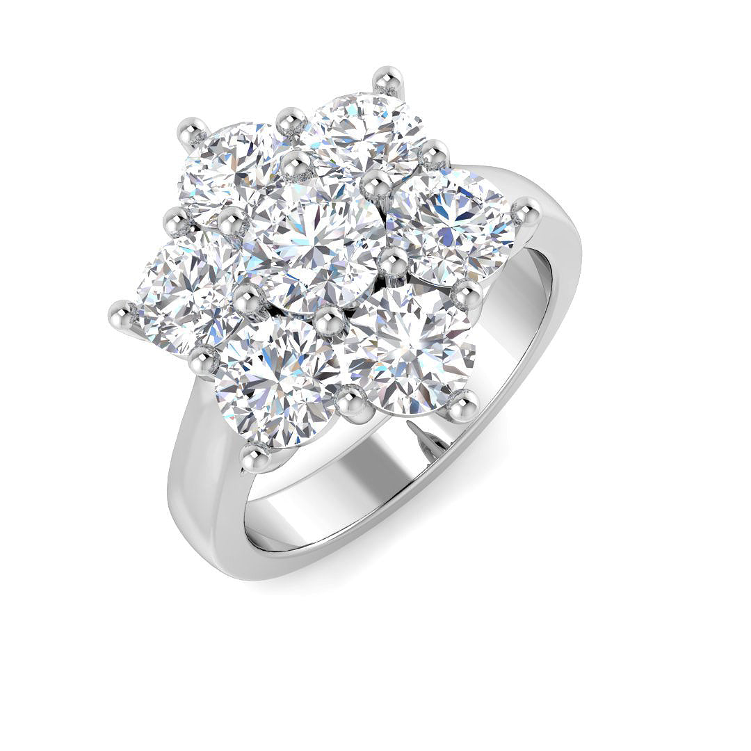 BJR0393 — Ring - 9k White Gold