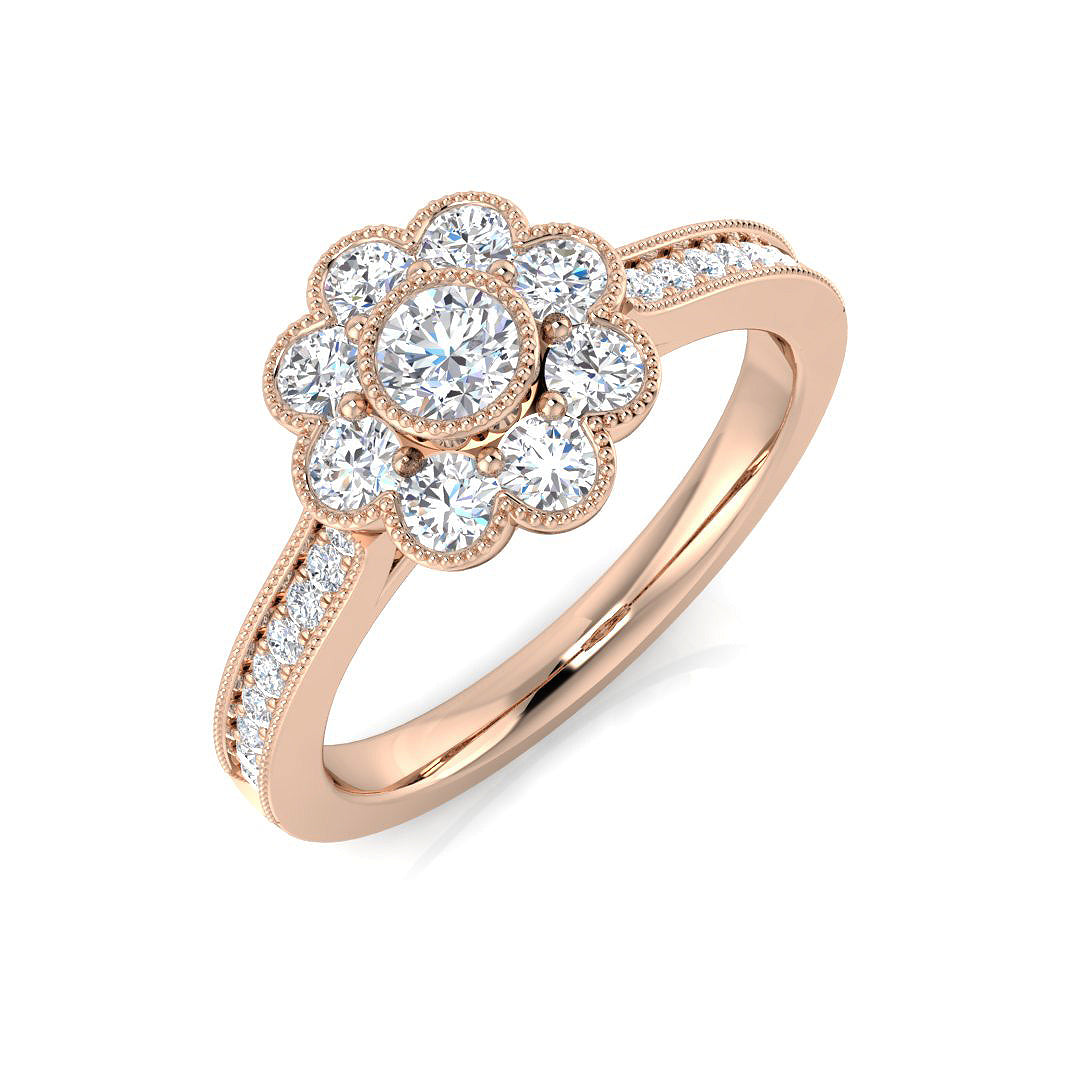 BJR0398 — Ring - 9k Rose Gold