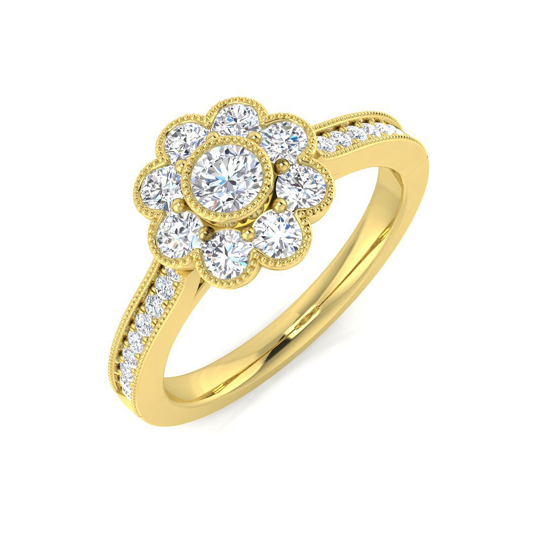 BJR0398 — Ring - 9k Yellow Gold