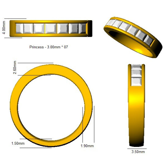 BJR0400 — Ring - 9k Yellow Gold detail