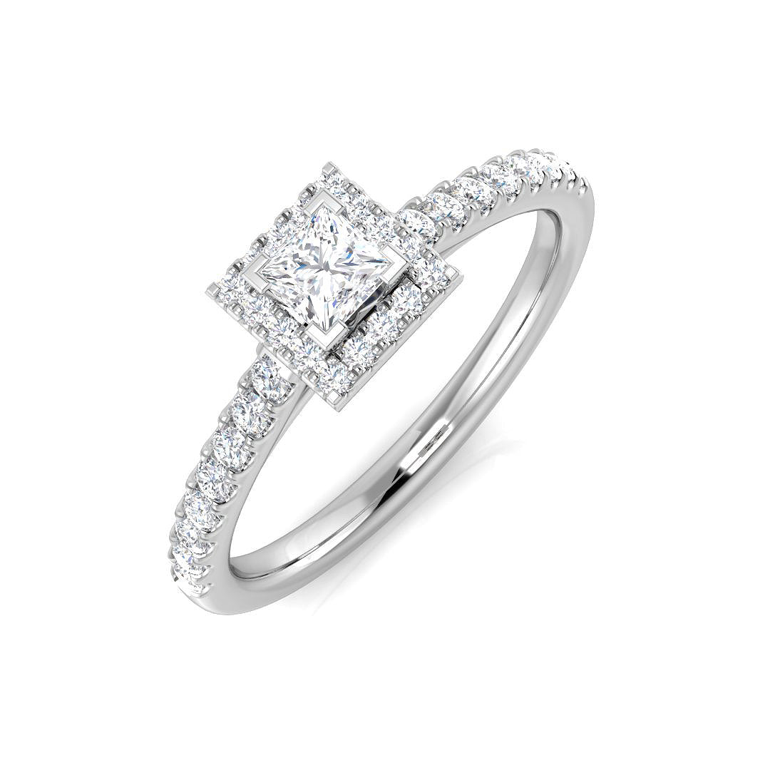 BJR0406 — Ring - 9k White Gold