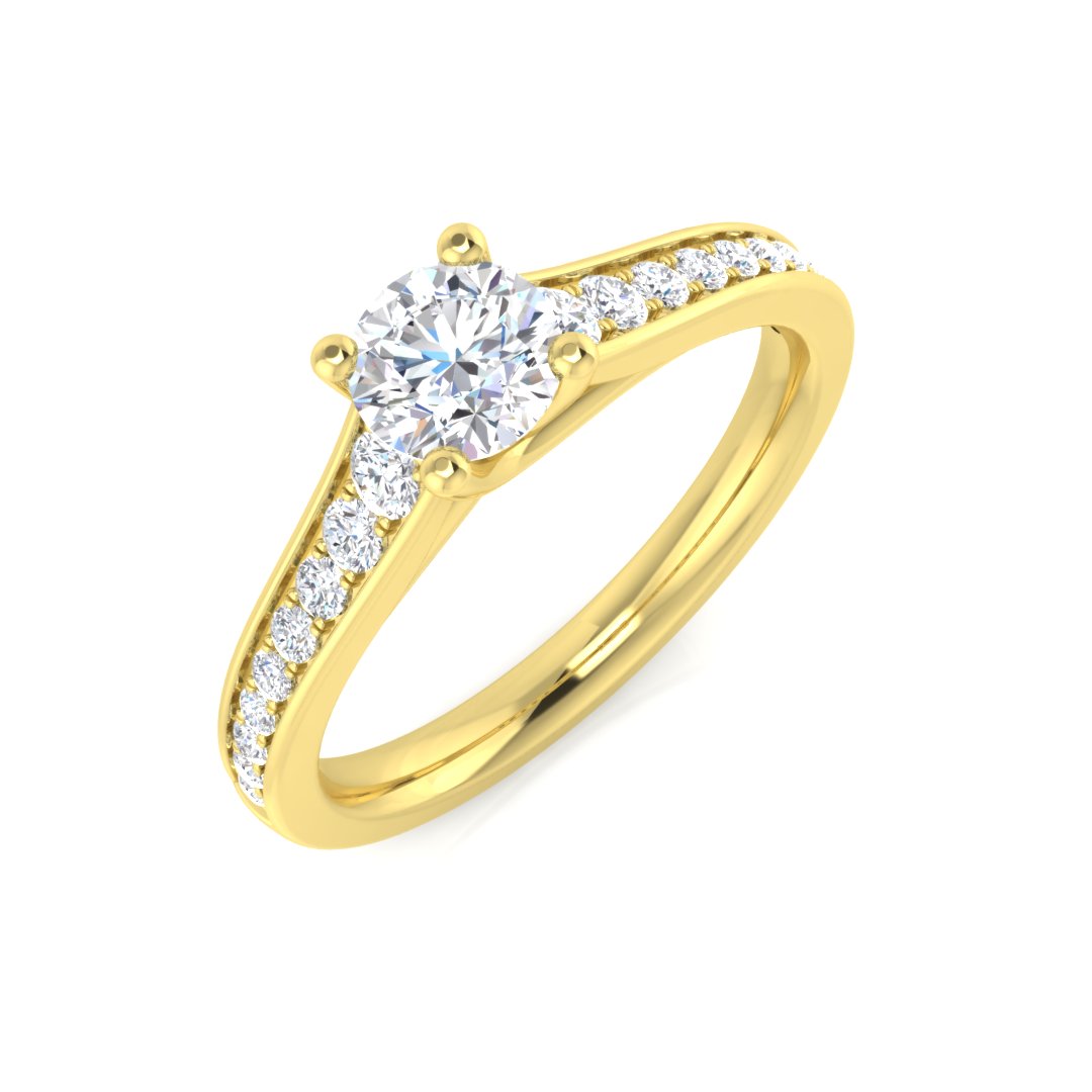 BJR0427 — Ring - 9k Yellow Gold