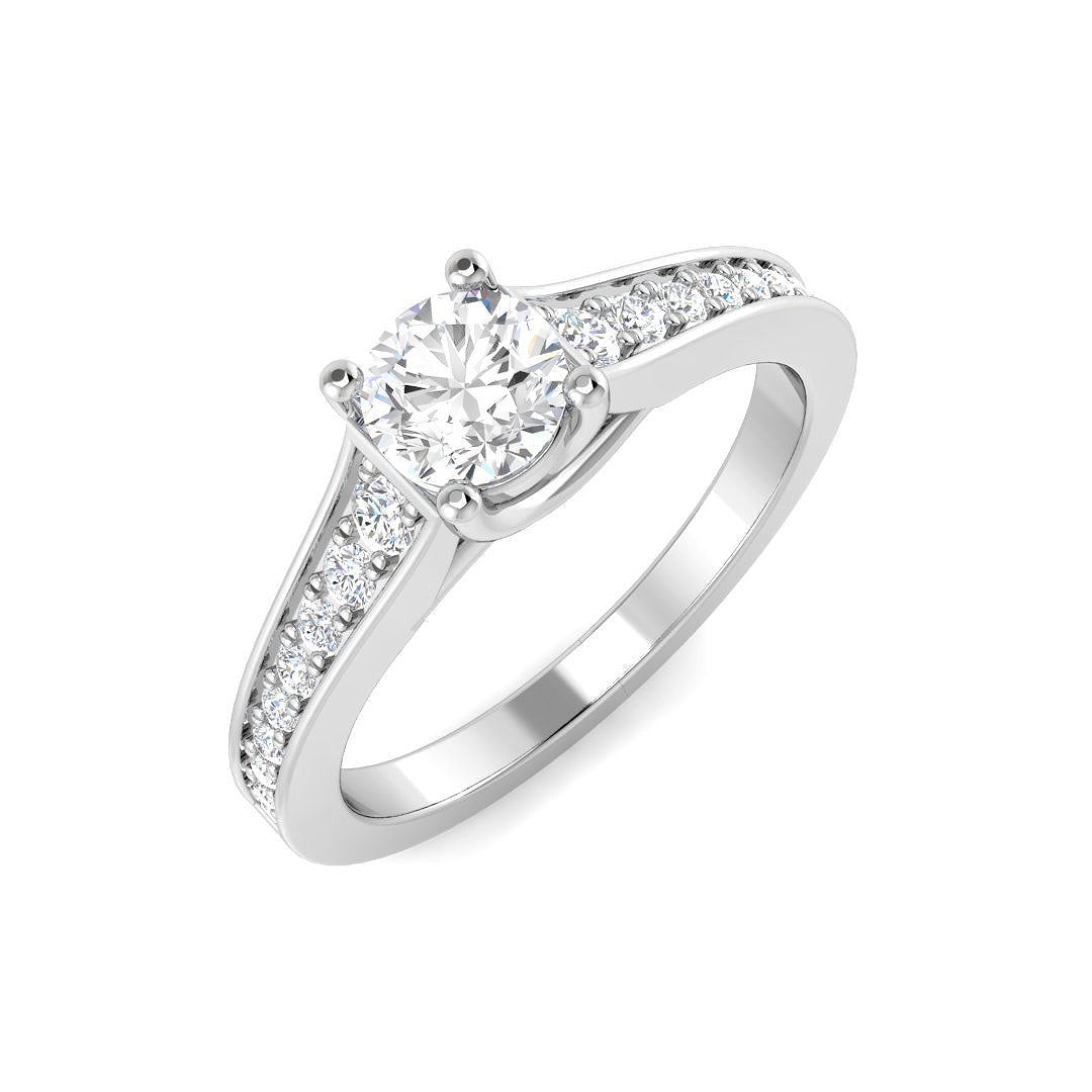 BJR0428 — Ring - 9k White Gold