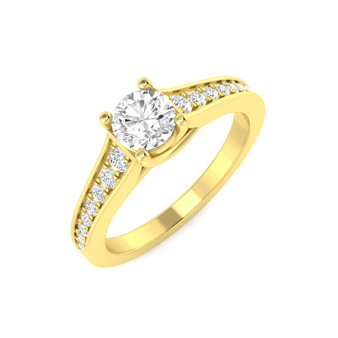 BJR0428 — Ring - 9k Yellow Gold