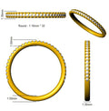 BJR0456 — Ring - 9k Yellow Gold detail